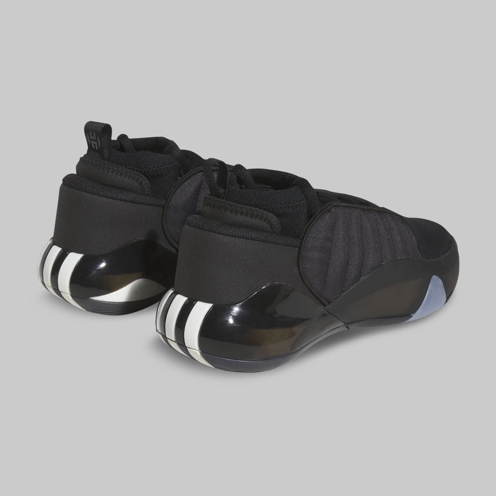 Adiddas Harden Volume 7 Core Black And White Basketball Sneakers Size 12